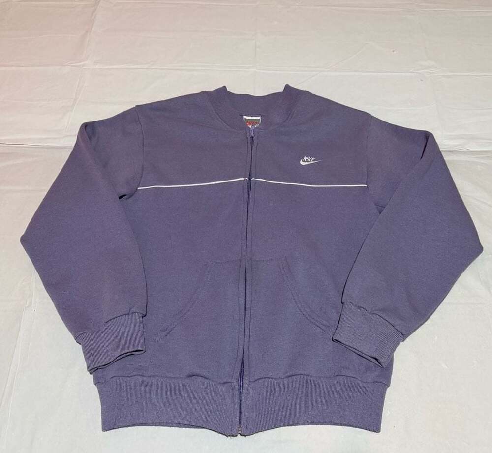 Vintage Nike Women's Medium Full-Zip Tracksuit Set made in USA lavender/purple - Picture 2 of 8